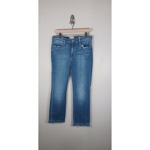 FRAME Le High Straight Jeans Womens 30 High Rise Straight Leg Crop Denim USA